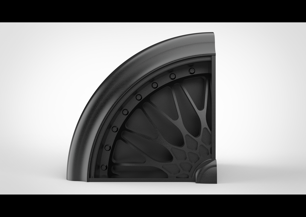 Classic 2 Piece Design Wheel Bookends 經典雙片式輪圈書擋