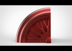 Classic 2 Piece Design Wheel Bookends 經典雙片式輪圈書擋